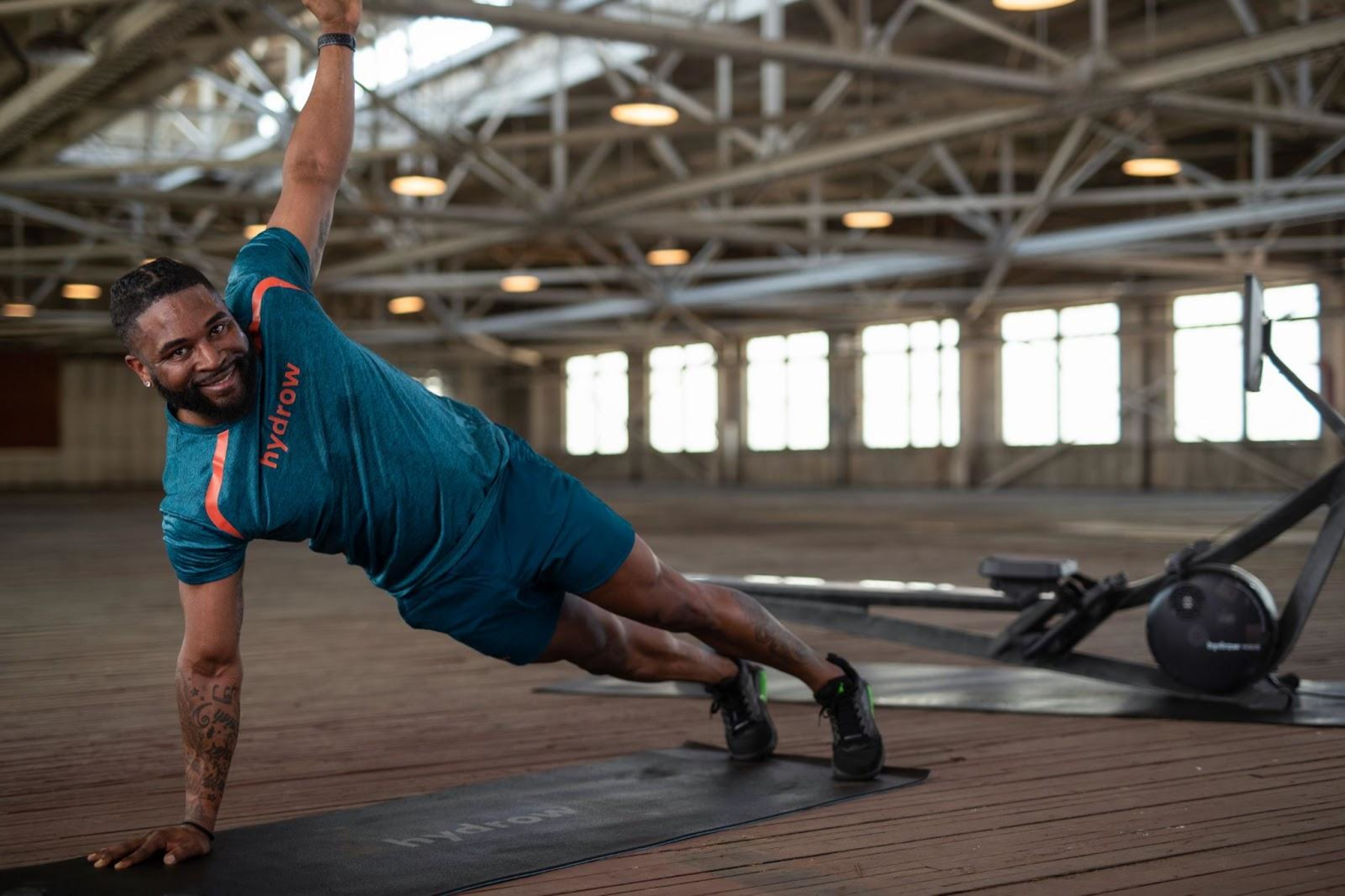 Hydrow Athlete gets started with Pilates by trying an on-the-mat Pilates workout.