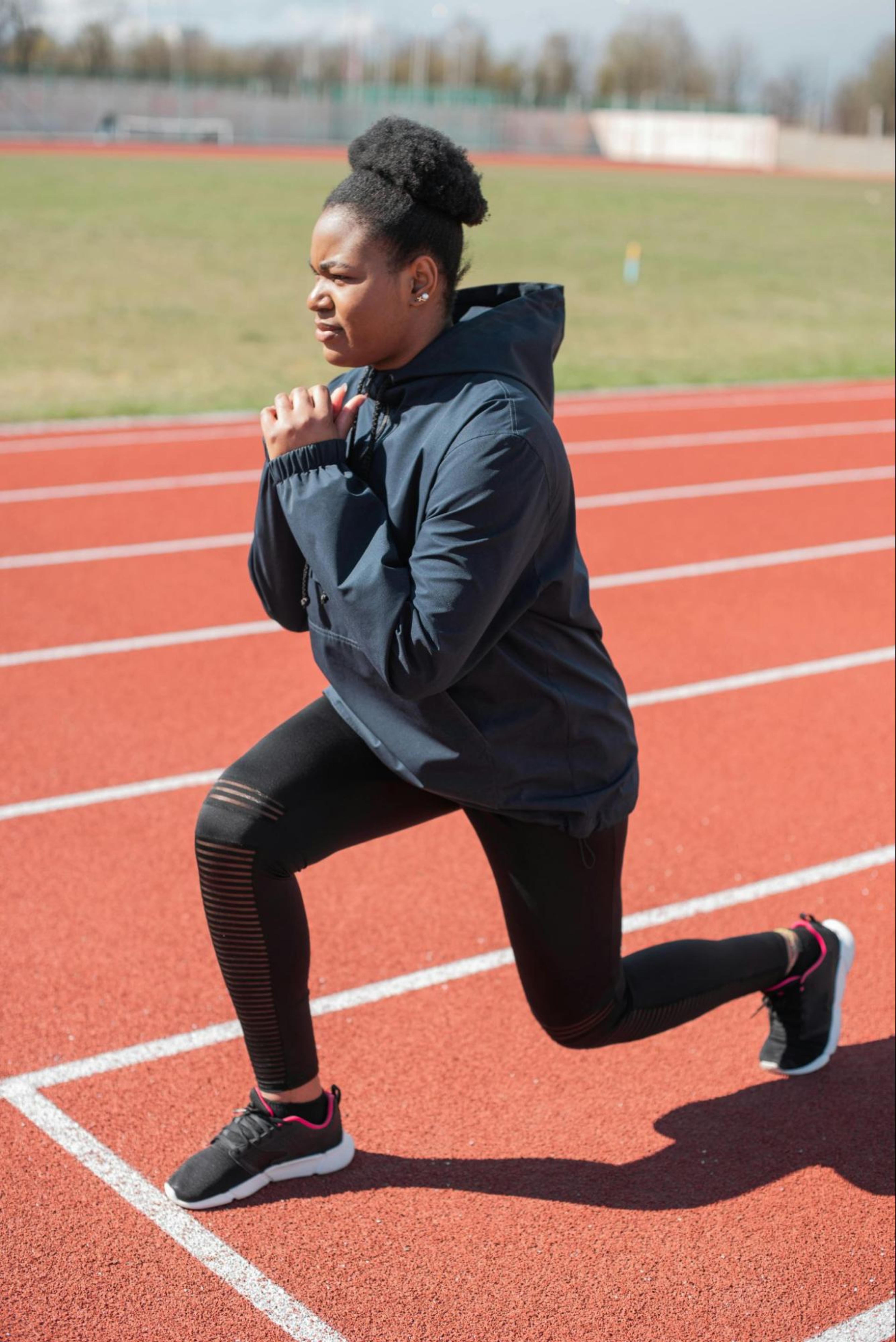 Woman does a Tabata circuit training workout, a great full-body circuit training workout for beginners.