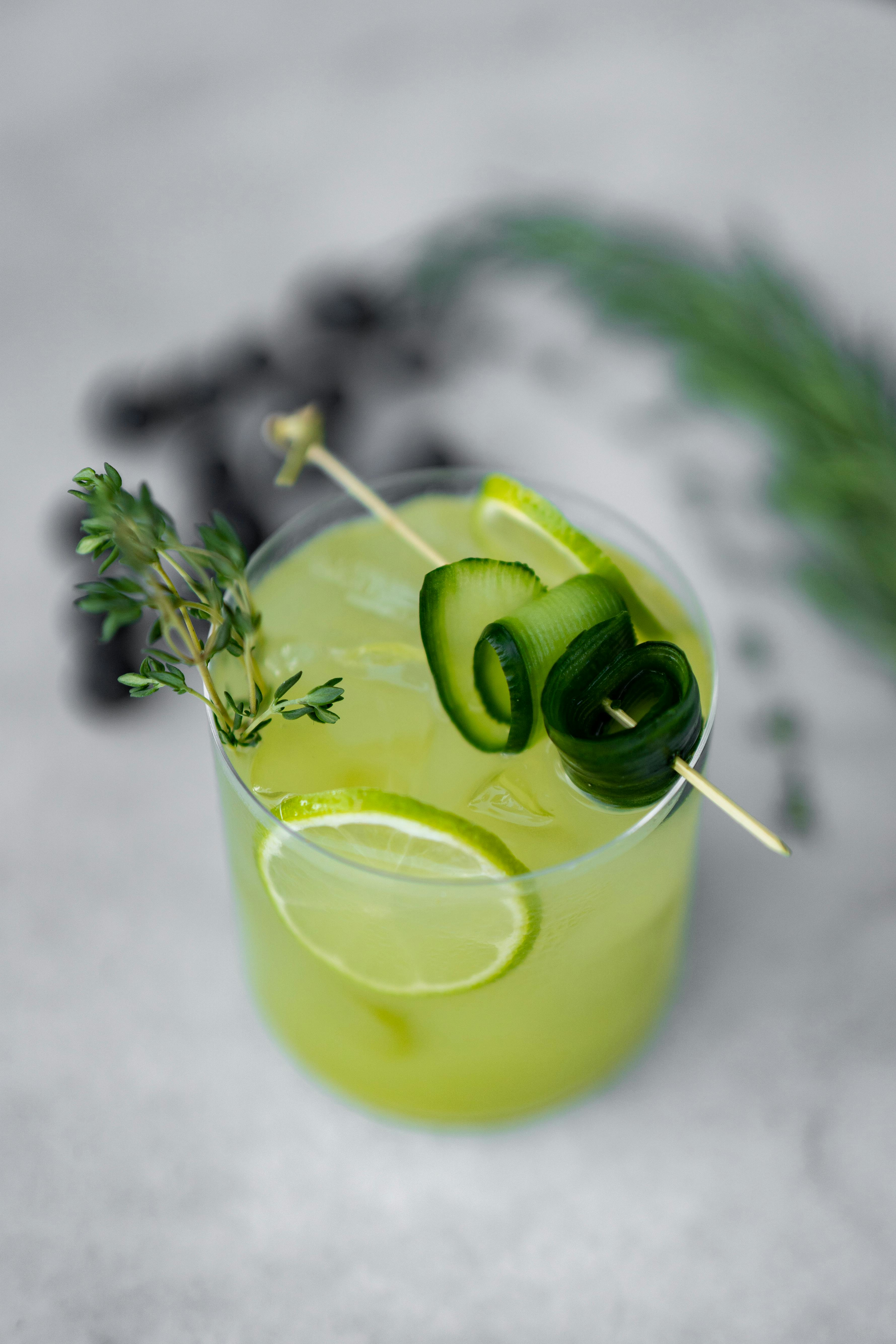 A cucumber mint cooler, an easy mocktail recipe for Dry January.