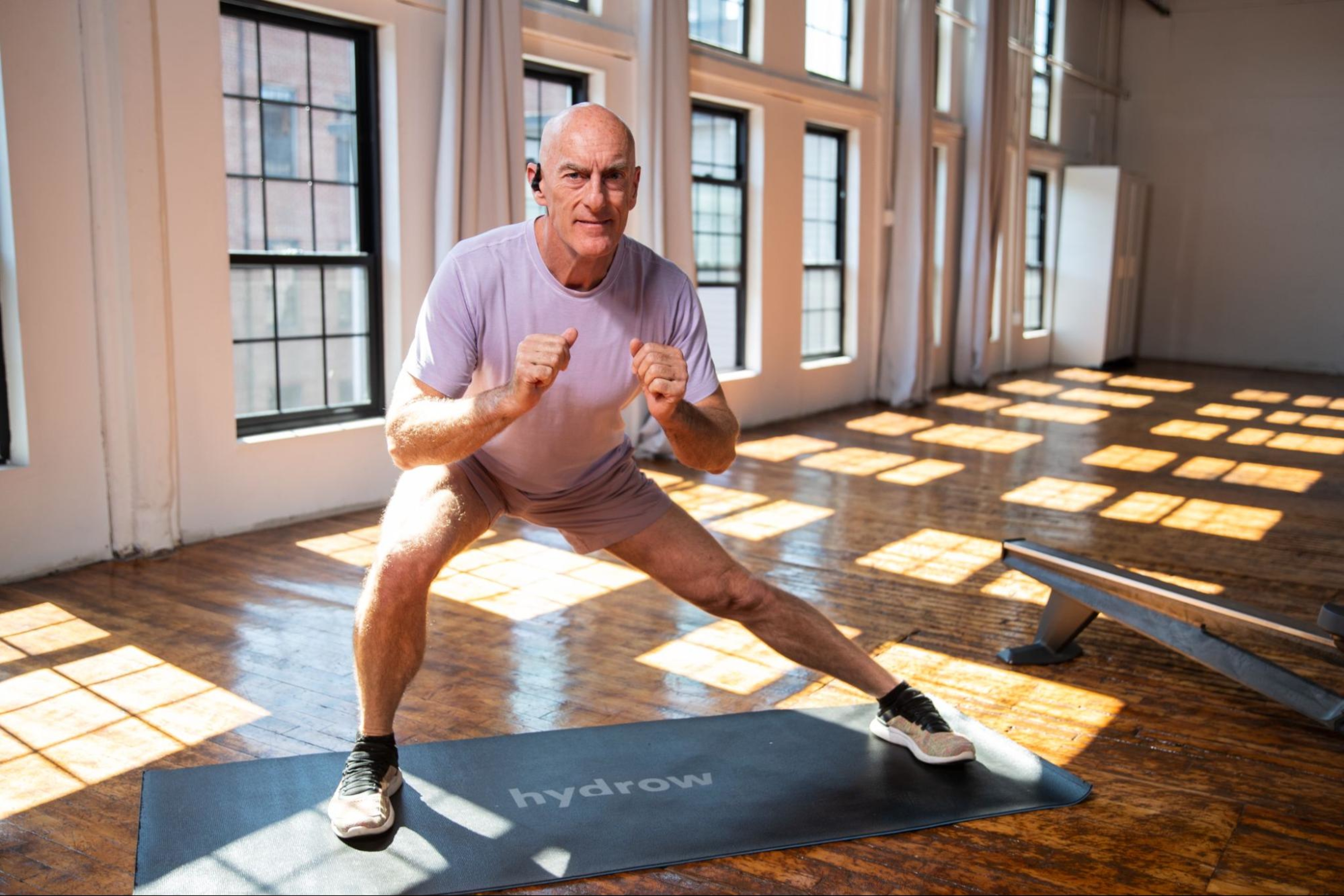 Hydrow Athlete Pete leads a functional strength training workout with Hydrow.