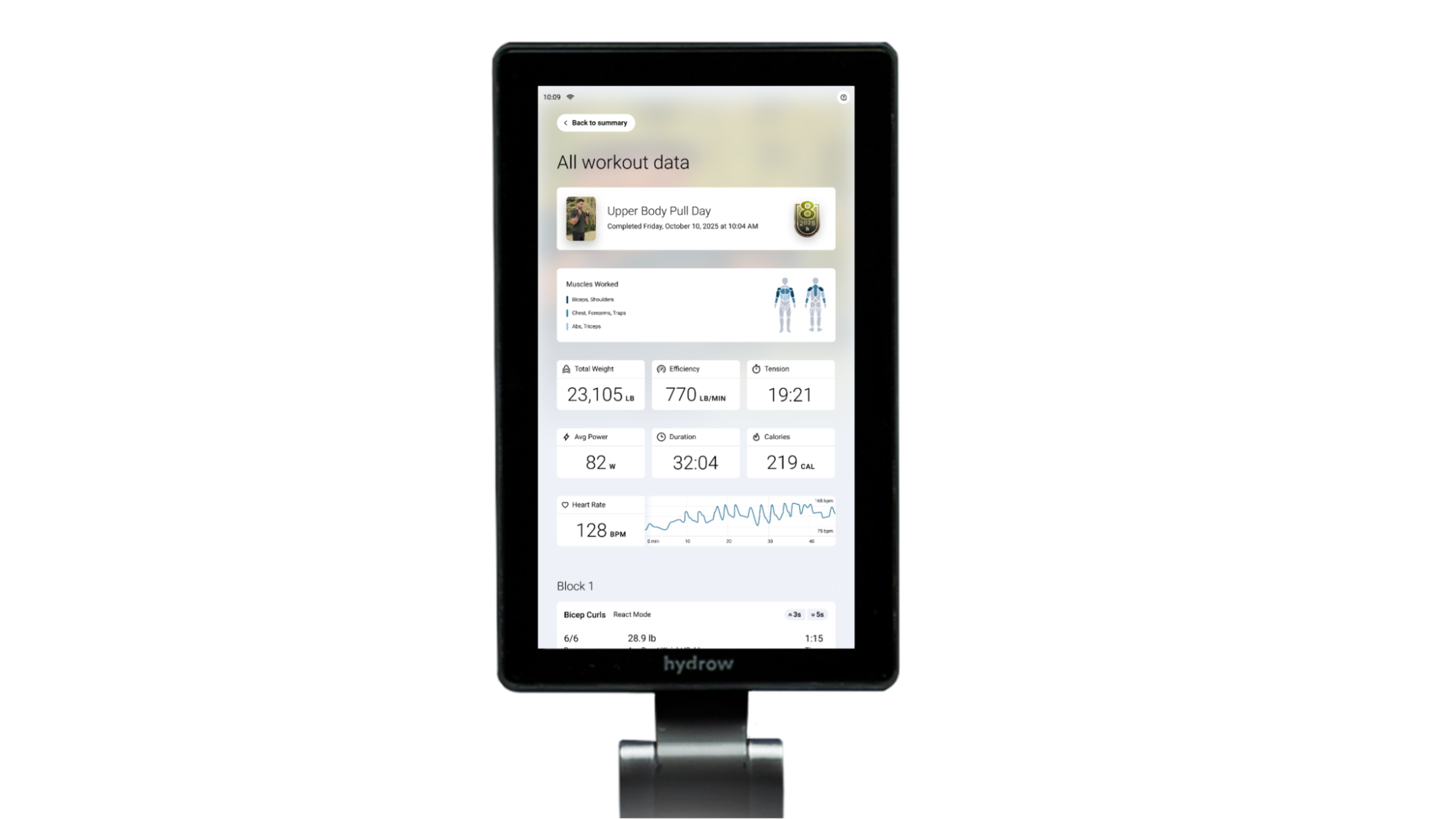 A screen showing automatic progress tracking and milestones on LYQUID.