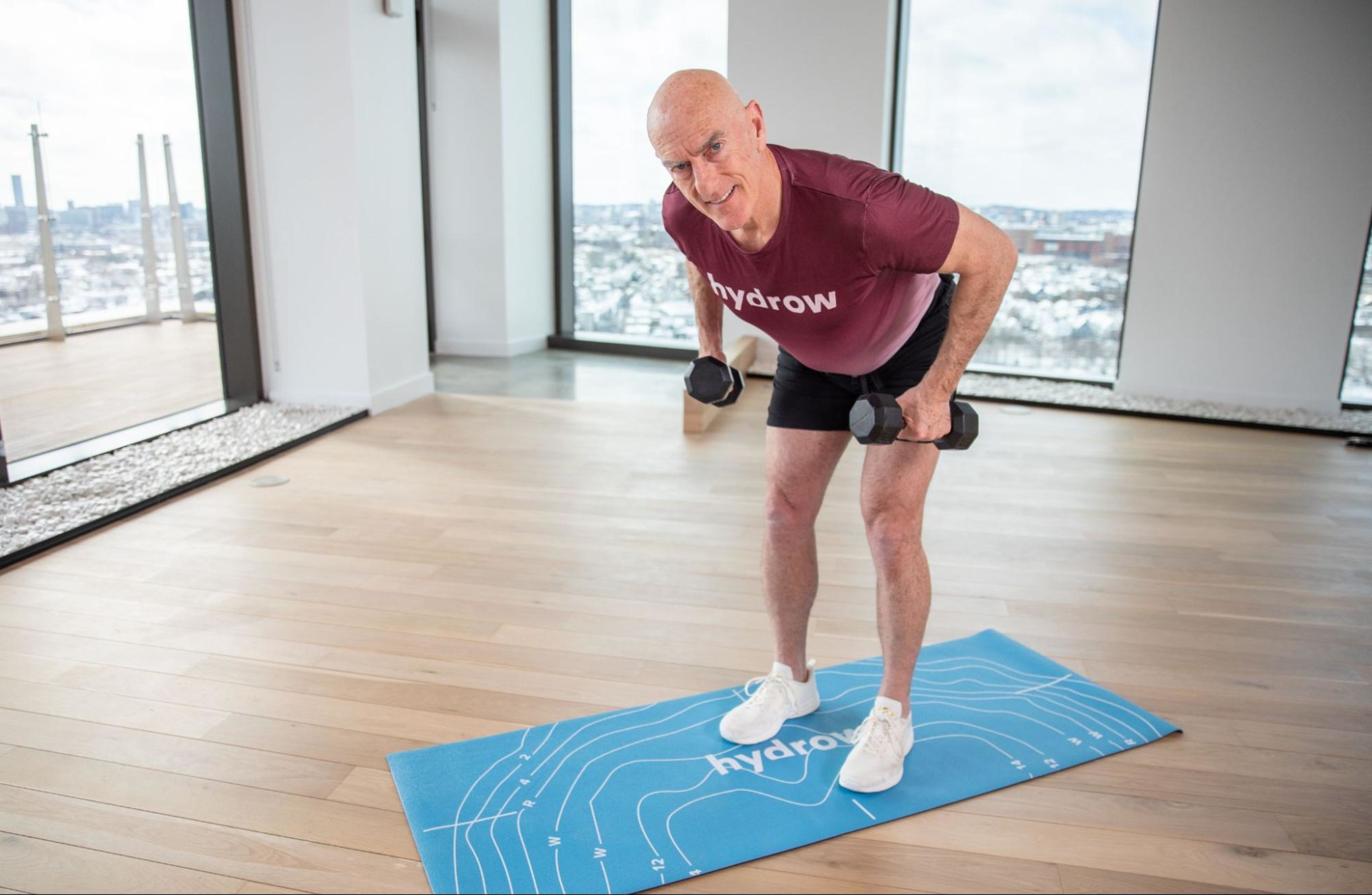 Hydrow Athlete Pete leads a workout to learn how to build upper-body strength.