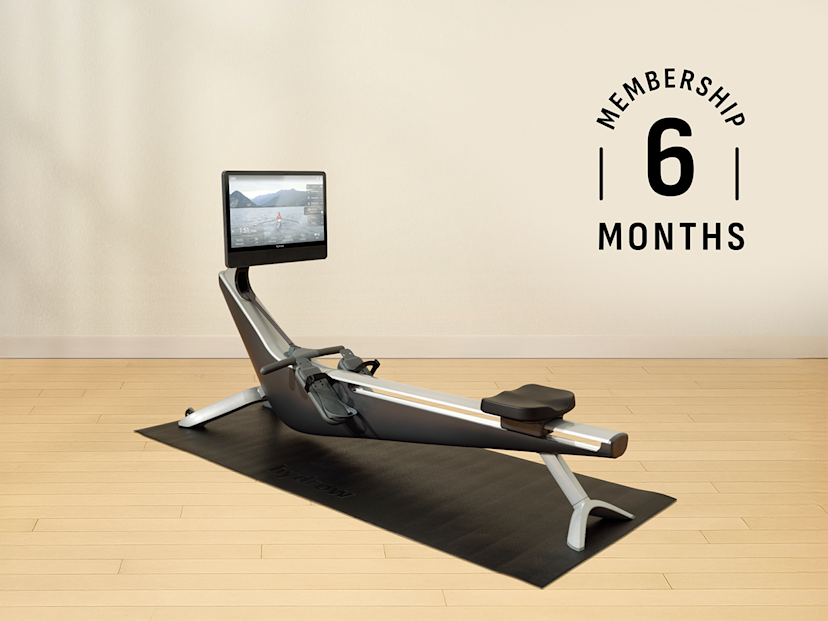 Bundle including  • Arc Rower,  • 6 Month Membership, <br>, <u>FREE with purchase ($300 value):</u>, • Machine Mat, • Heart Rate Monitor, • On the Mat Kit