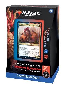 Commander Legends: Battle for Baldur's Gate - Draconic Dissent Commander Deck artwork