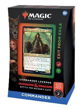 Commander Legends: Battle for Baldur's Gate - Exit from Exile Commander Deck artwork