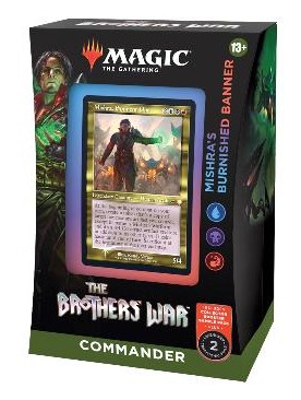 The Brothers' War Commander Deck - Mishra's Burnished Banner artwork