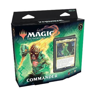 Zendikar Rising Land's Wrath Commander Deck artwork
