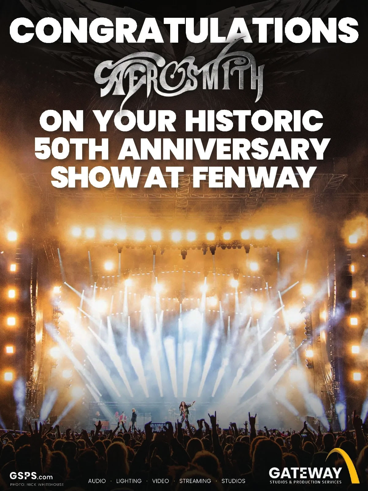 Aerosmith Rock 50th Anniversary Show at Boston's Fenway Park: Photos + Video