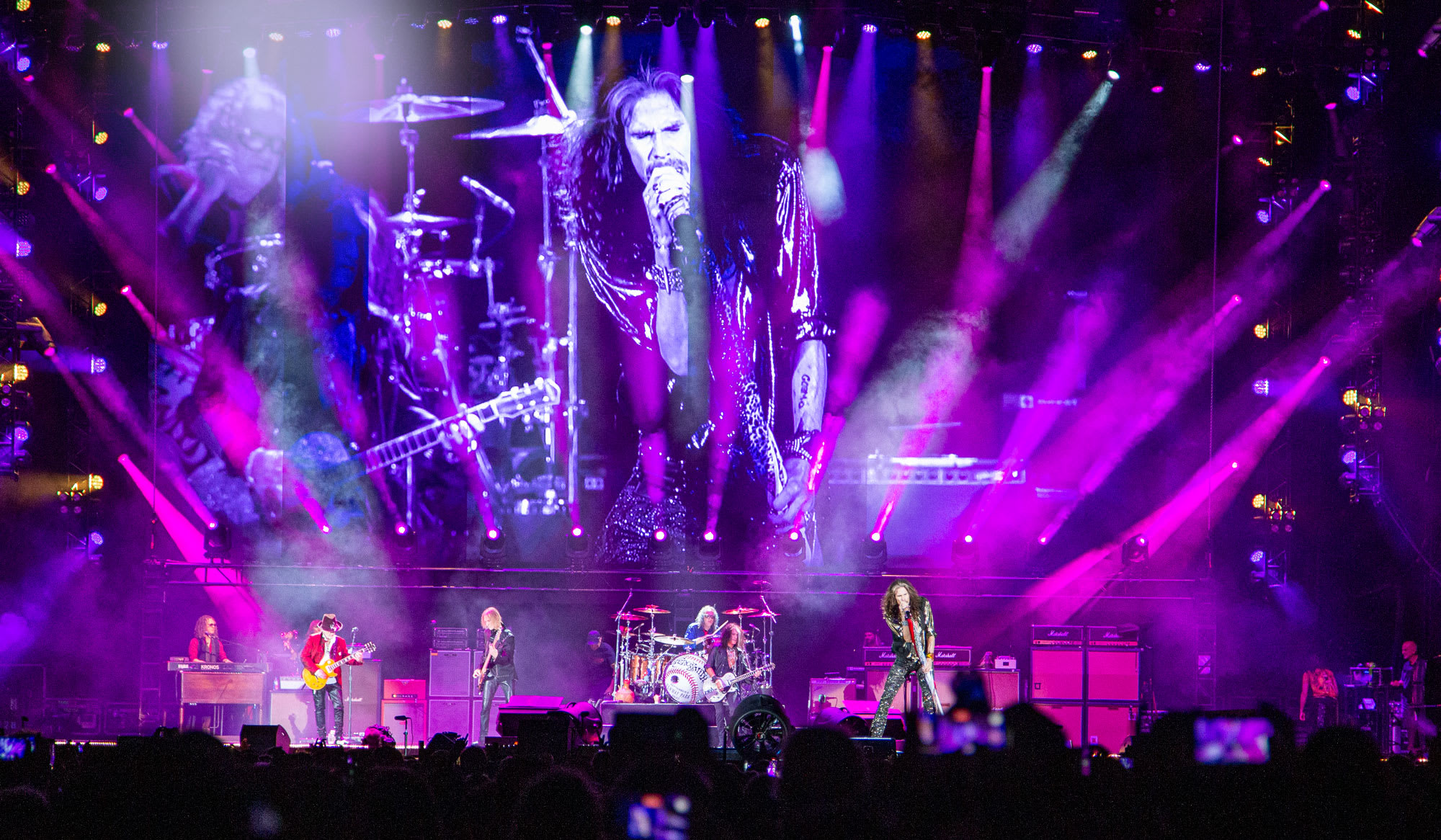 Aerosmith Rock 50th Anniversary Show at Boston's Fenway Park: Photos + Video