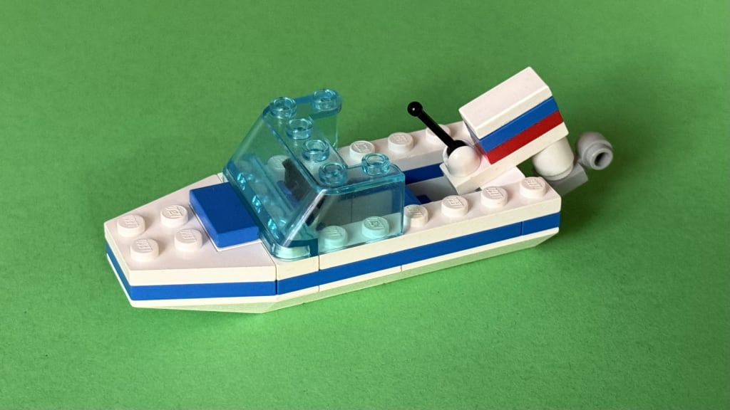 The completed boat