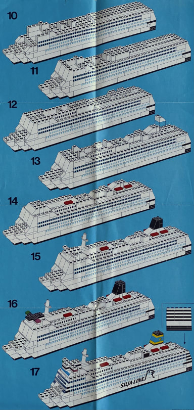 Instructions for steps 10 to 17