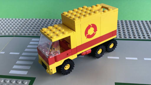 The truck body attached to the undercarriage