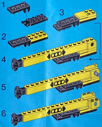 Instructions for building the crane arm