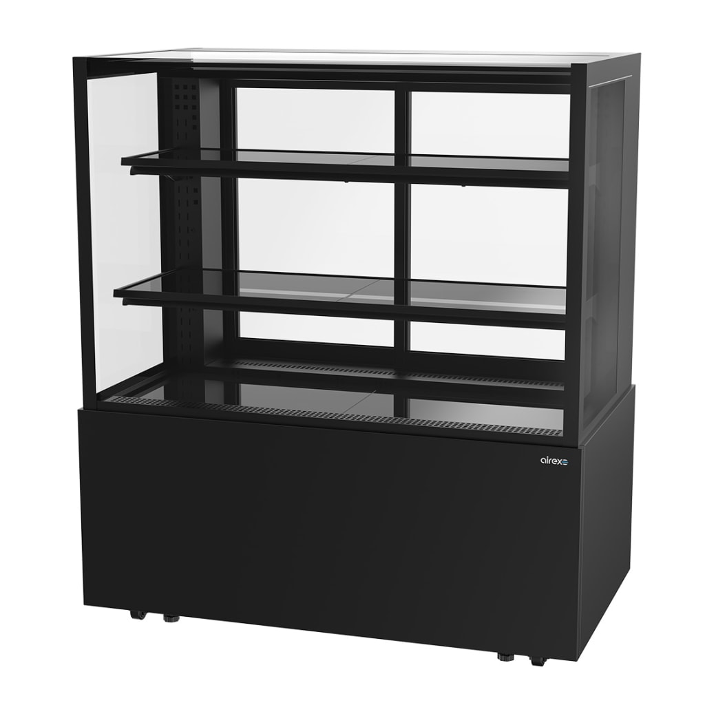 Airex Freestanding Refrigerated Square Food Display AXR FDFSSQ airex-freestanding-refrigerated-square-food-display-axr-fdfssq