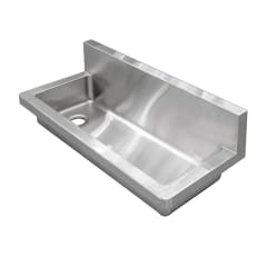 Stoddart Plumbing Wash Trough with Right Hand Waste with No Taps WT.S7.R.1800.NT