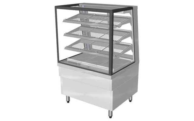 Culinaire Freestanding Square Glass Profile Heated Food Display CH.FDSQ.F.1500