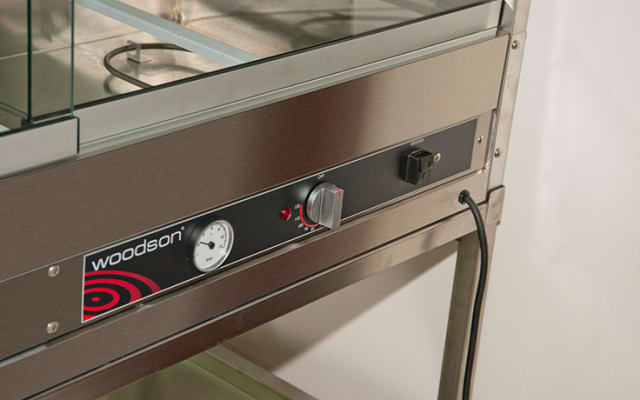 Woodson 5 Module Curved Hot Food Display W.HFC25