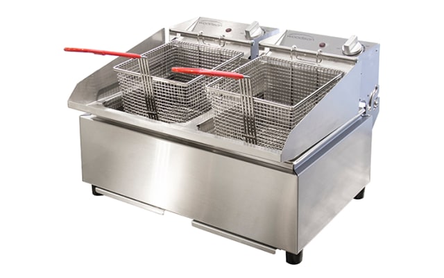Woodson Twin Pan Countertop Fryer W.FRT80