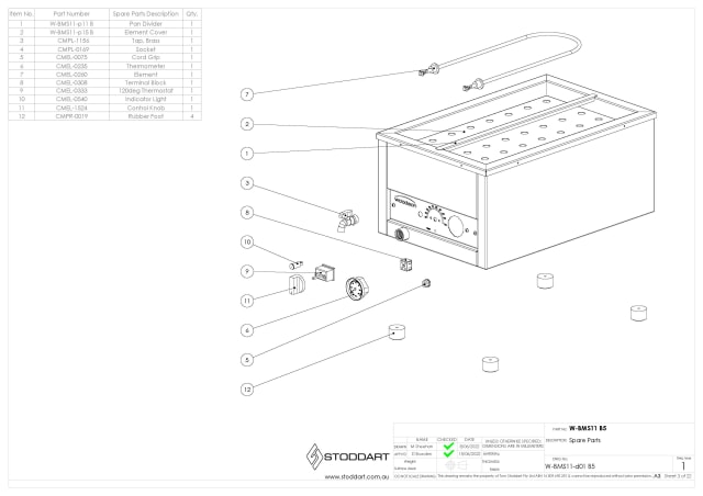 w.bms11_b5_spare_parts