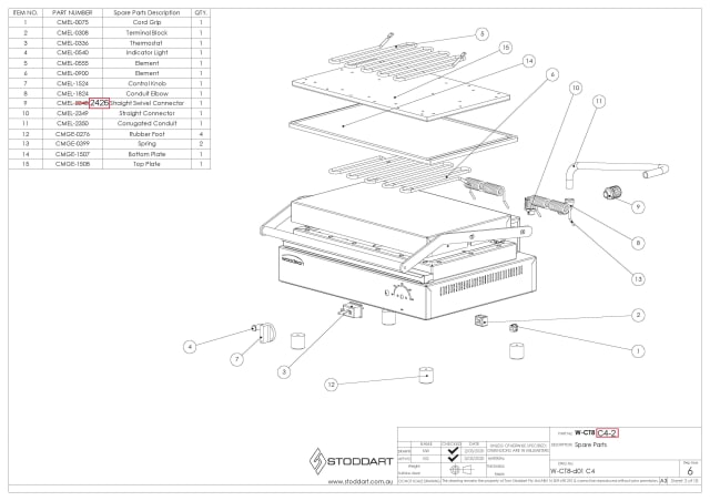 w.ct8_c4_spare_parts