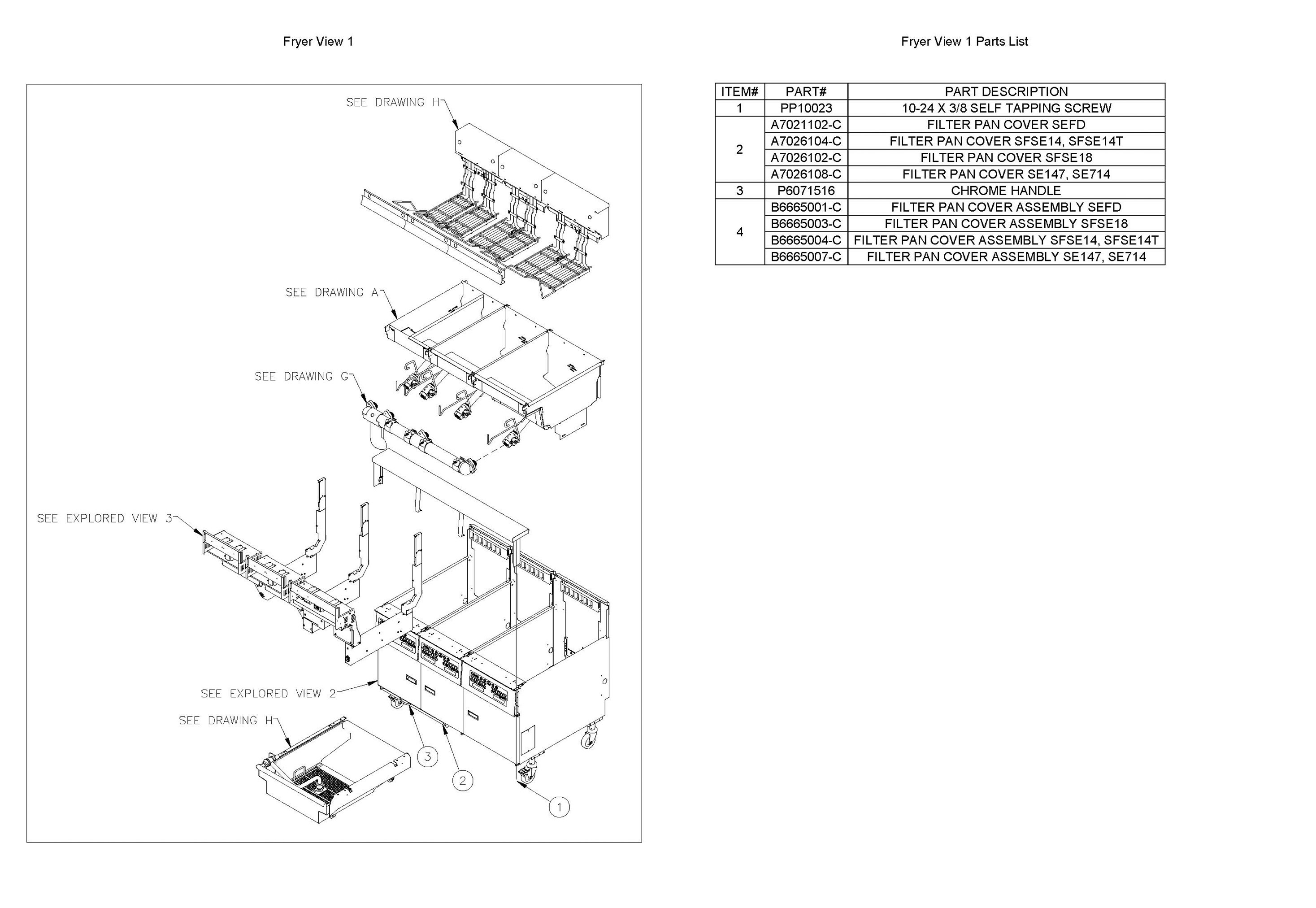 Spare Parts Drawing