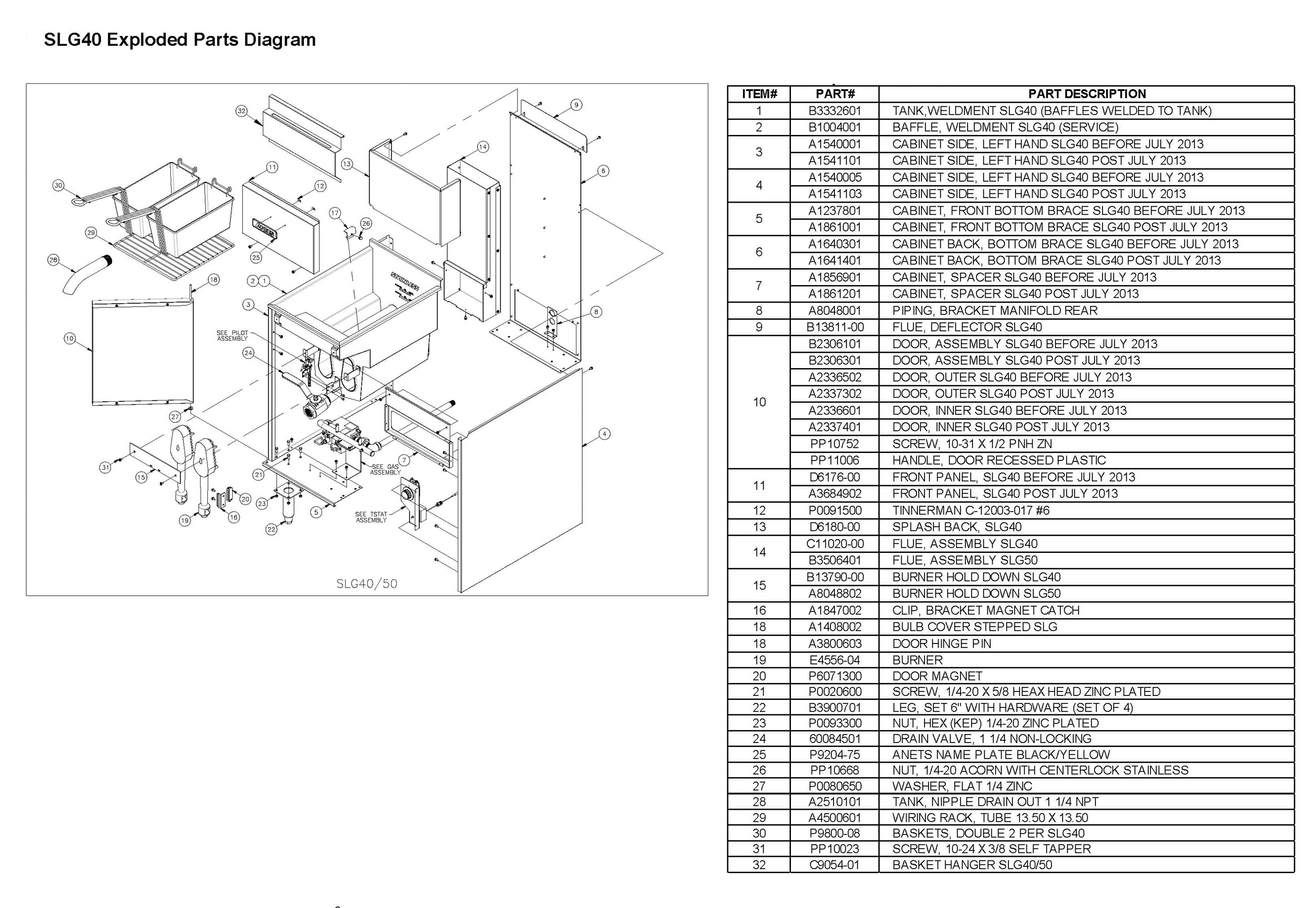 Spare Parts Drawing