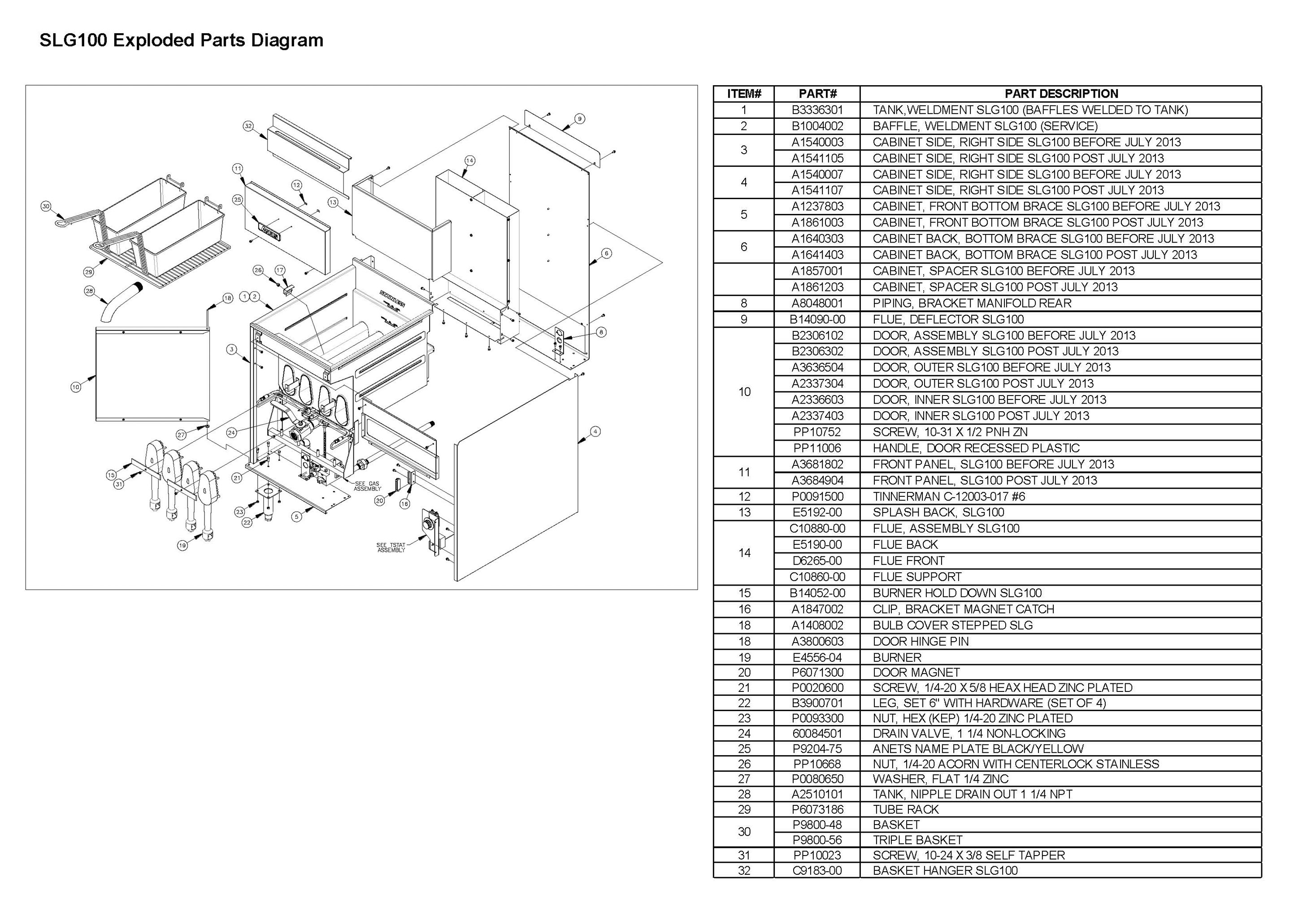 Spare Parts Drawing