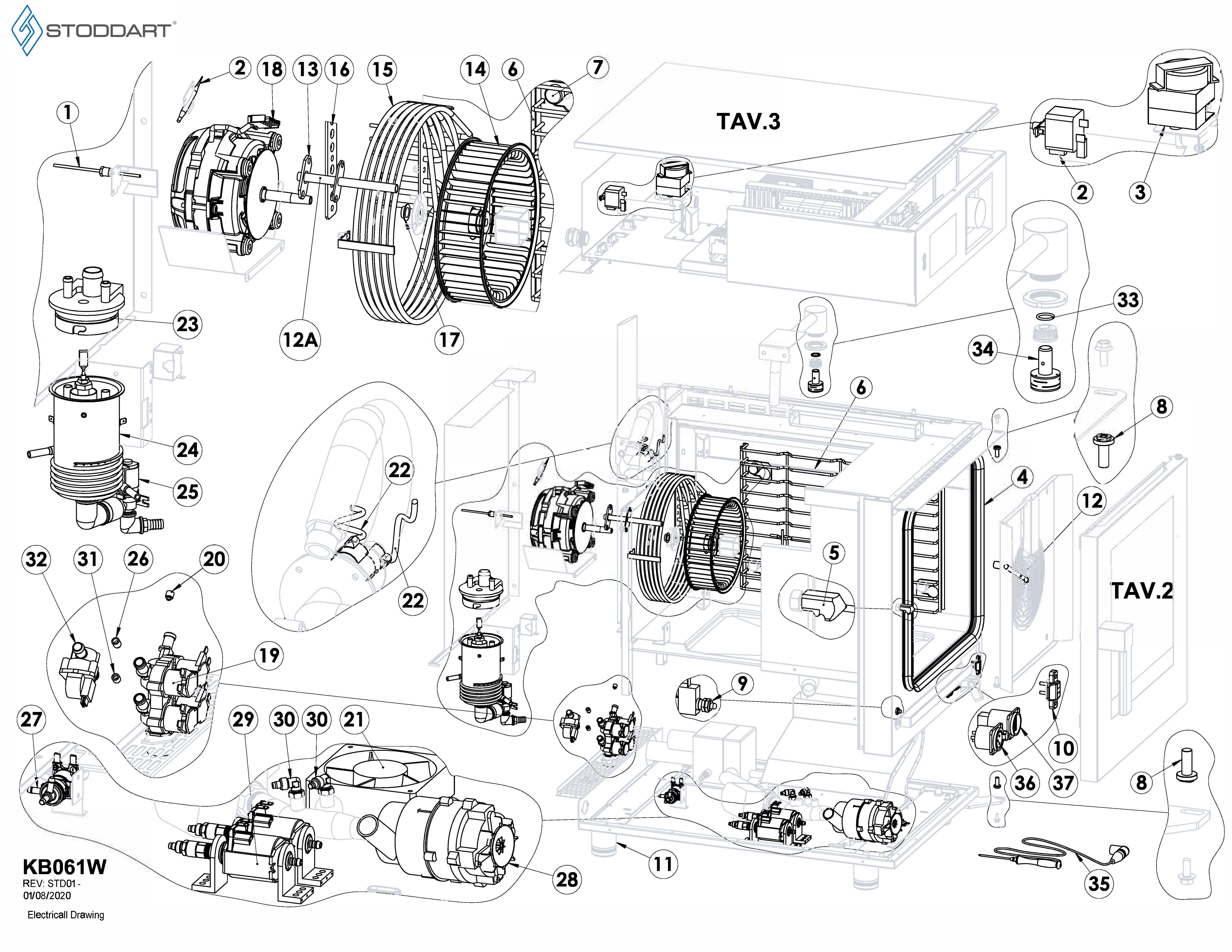 Spare Parts Drawing