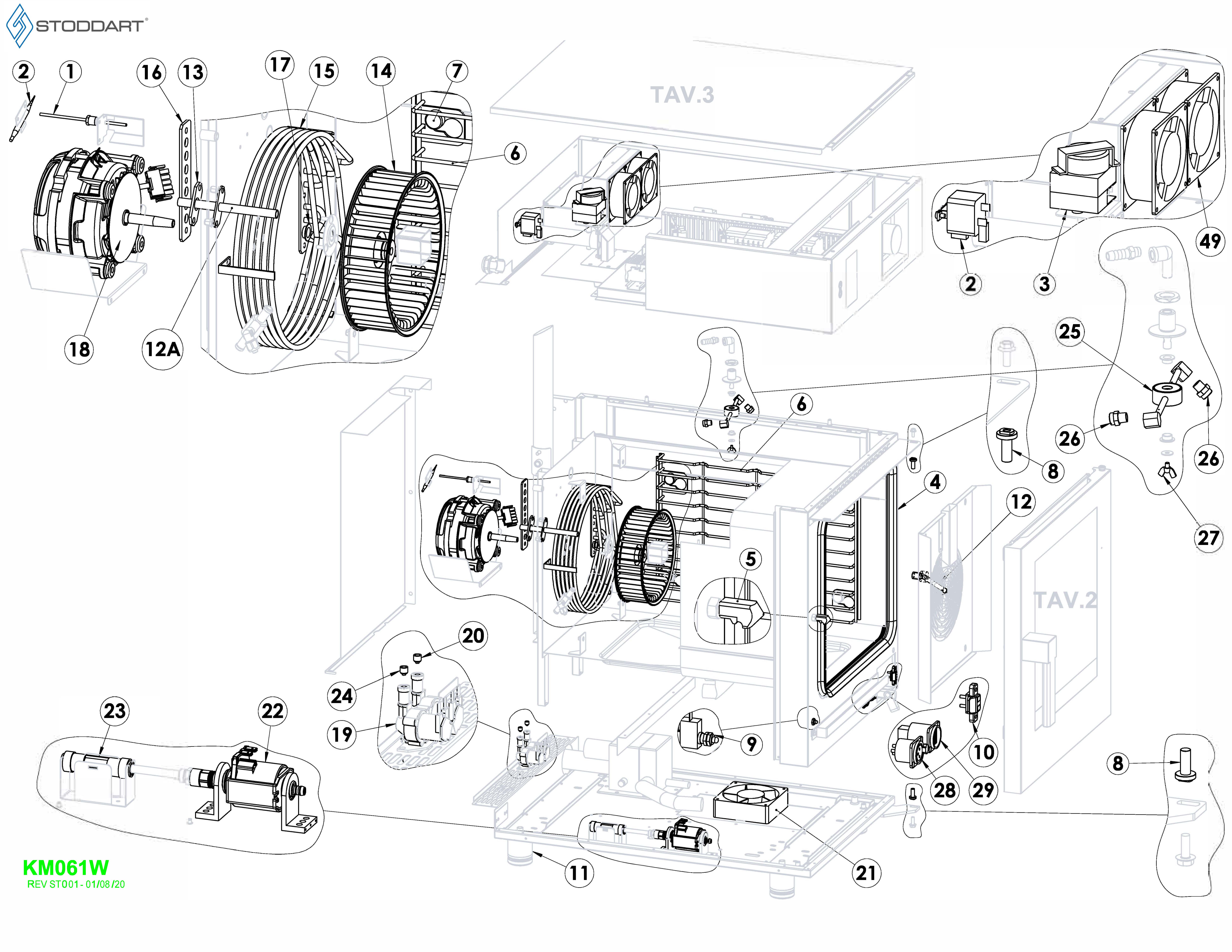 Spare Parts Drawing