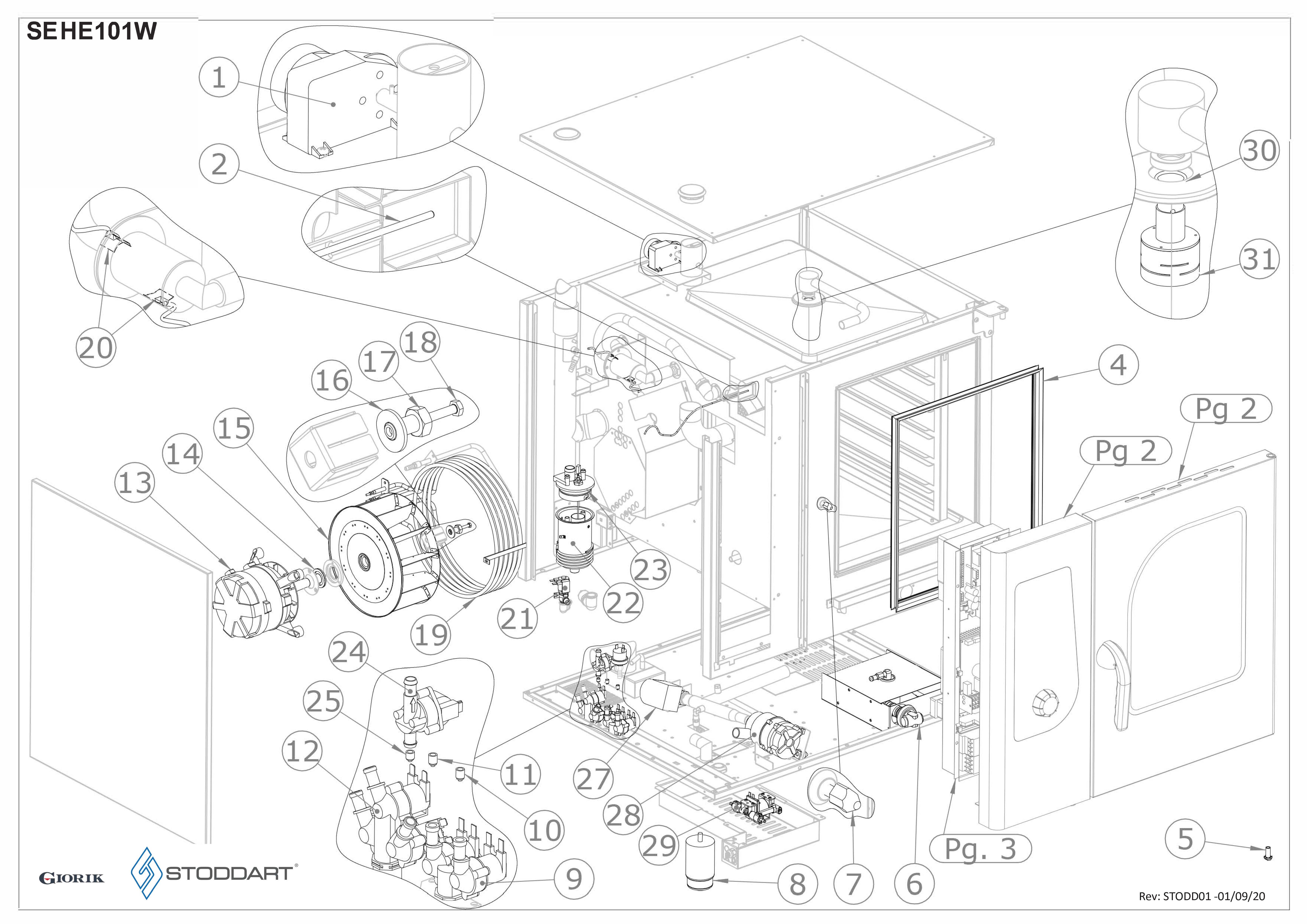 Spare Parts Drawing