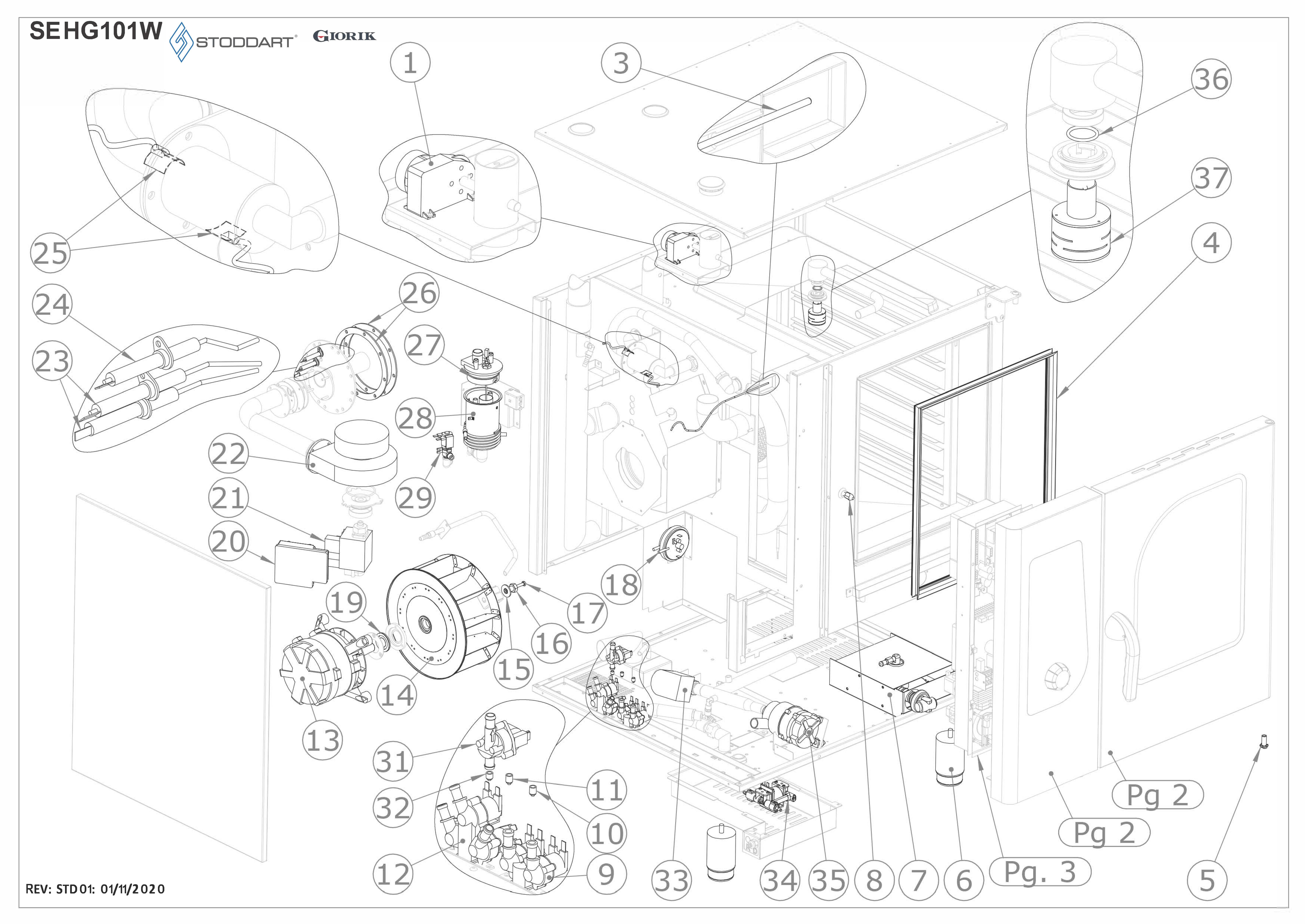 Spare Parts Drawing