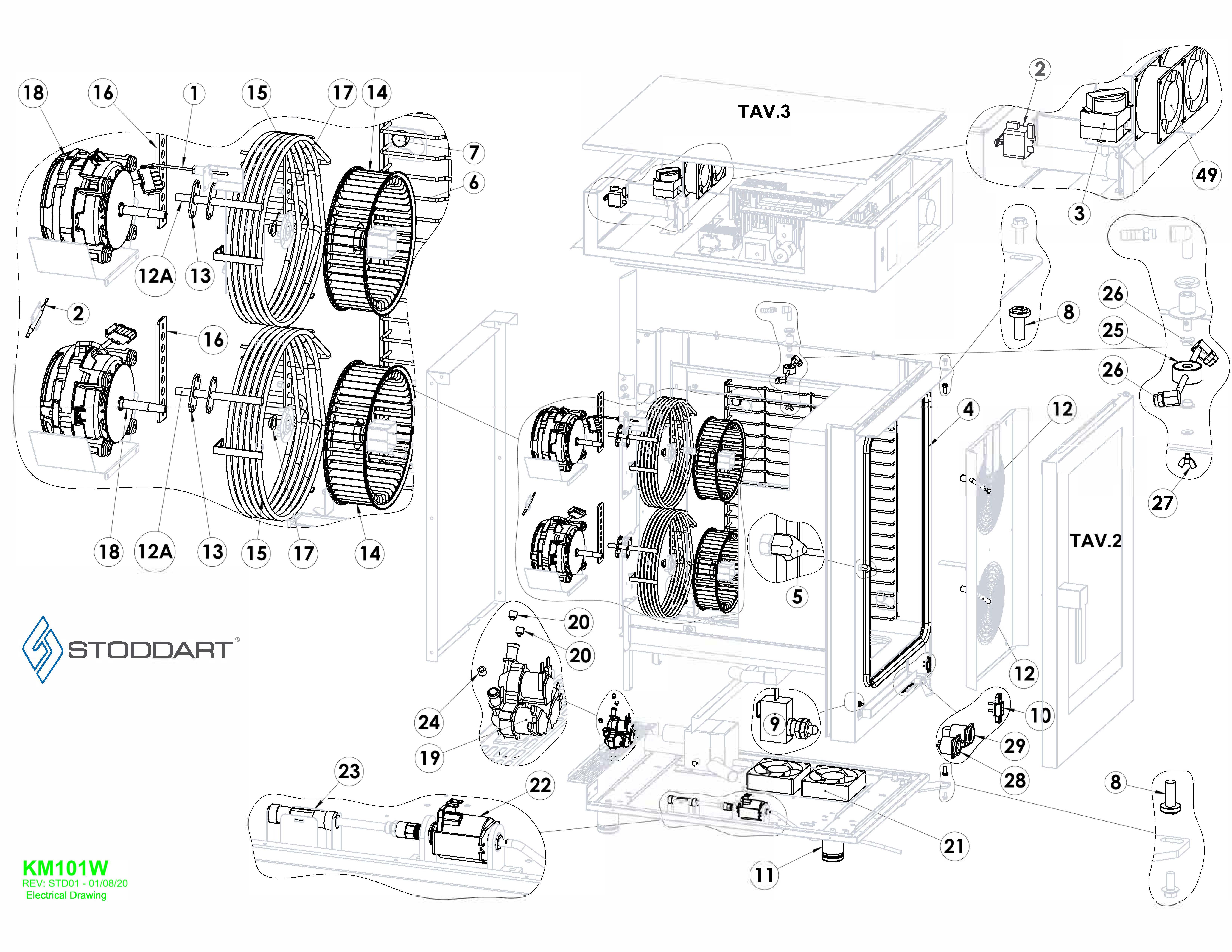 Spare Parts Drawing
