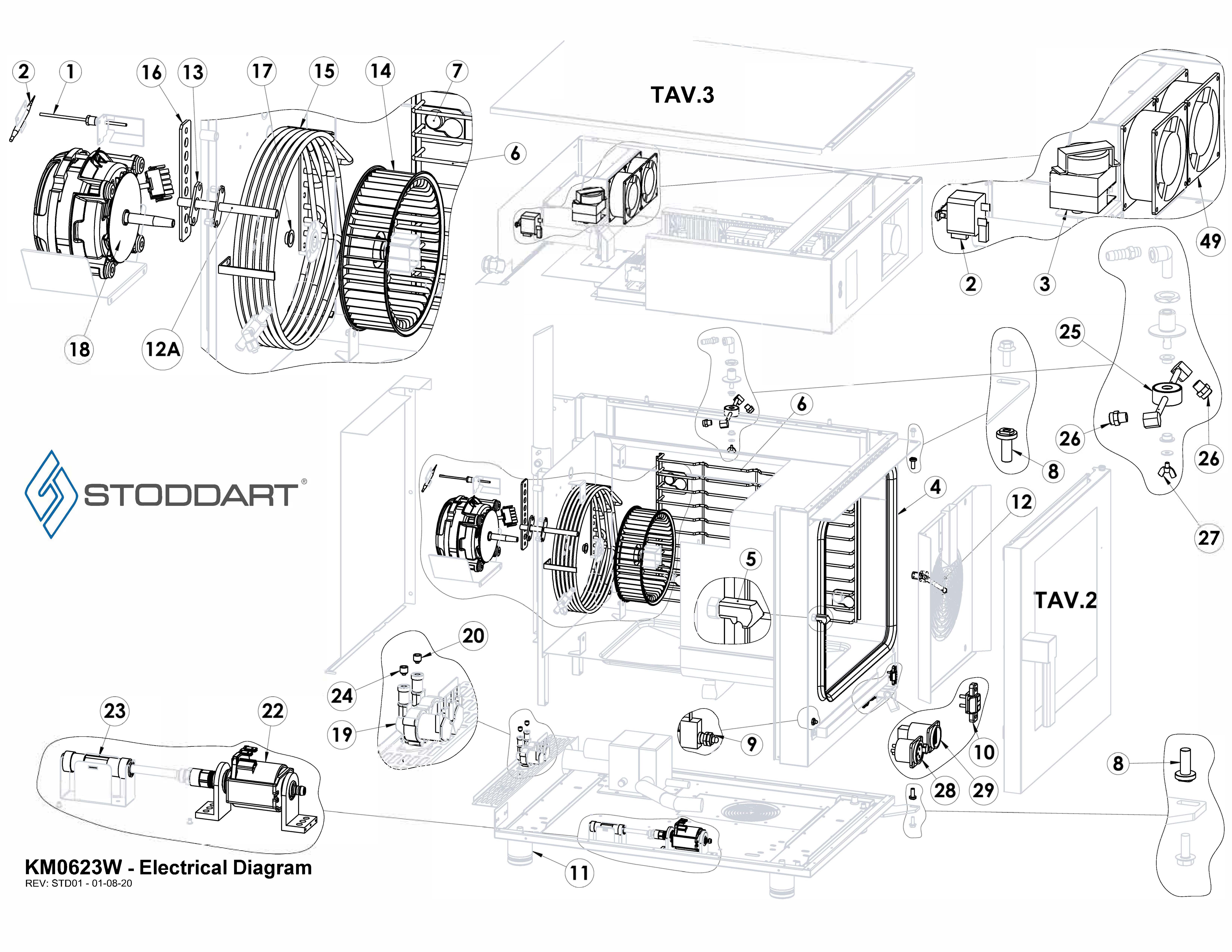 Spare Parts Drawing