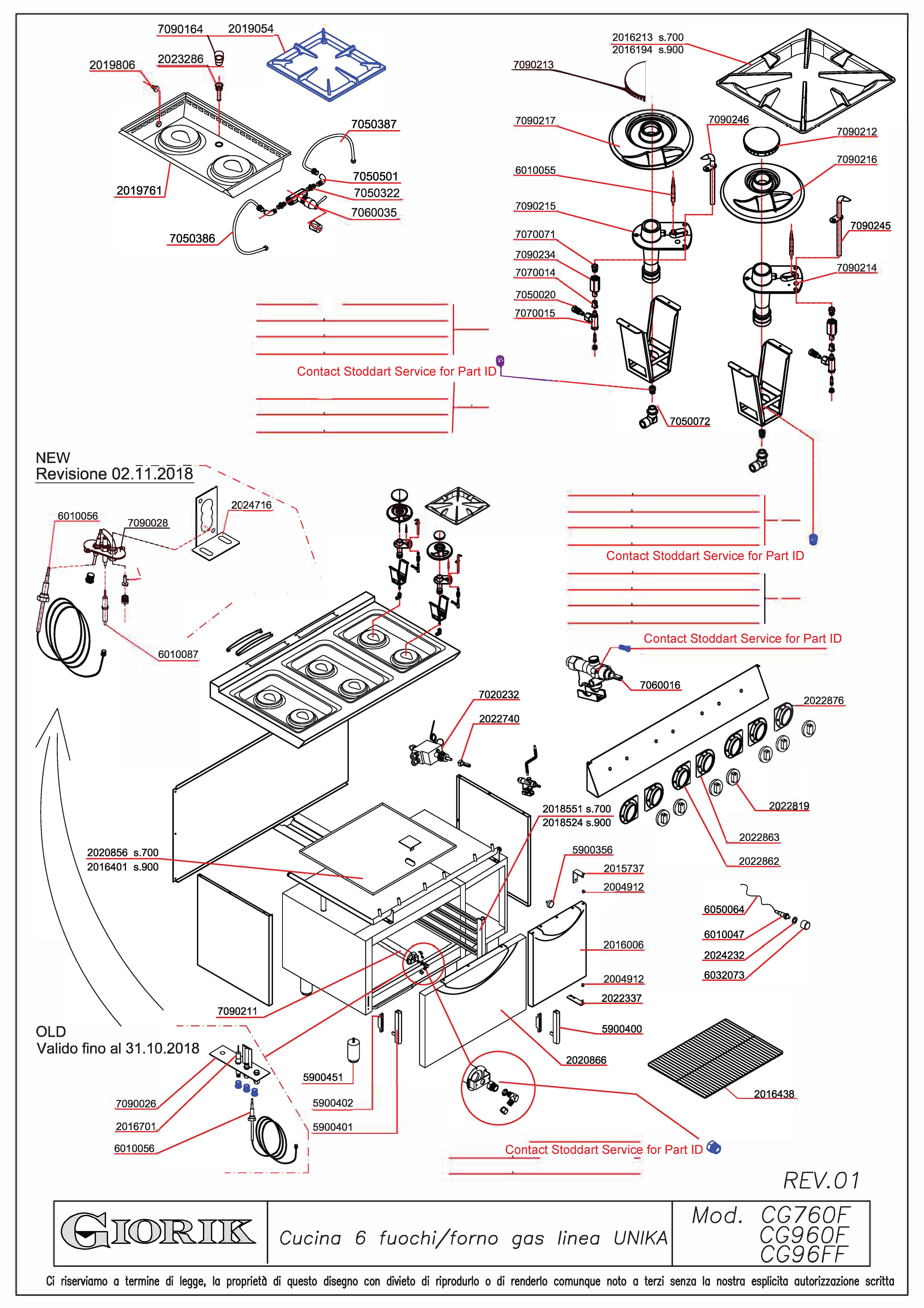 Spare Parts Drawing