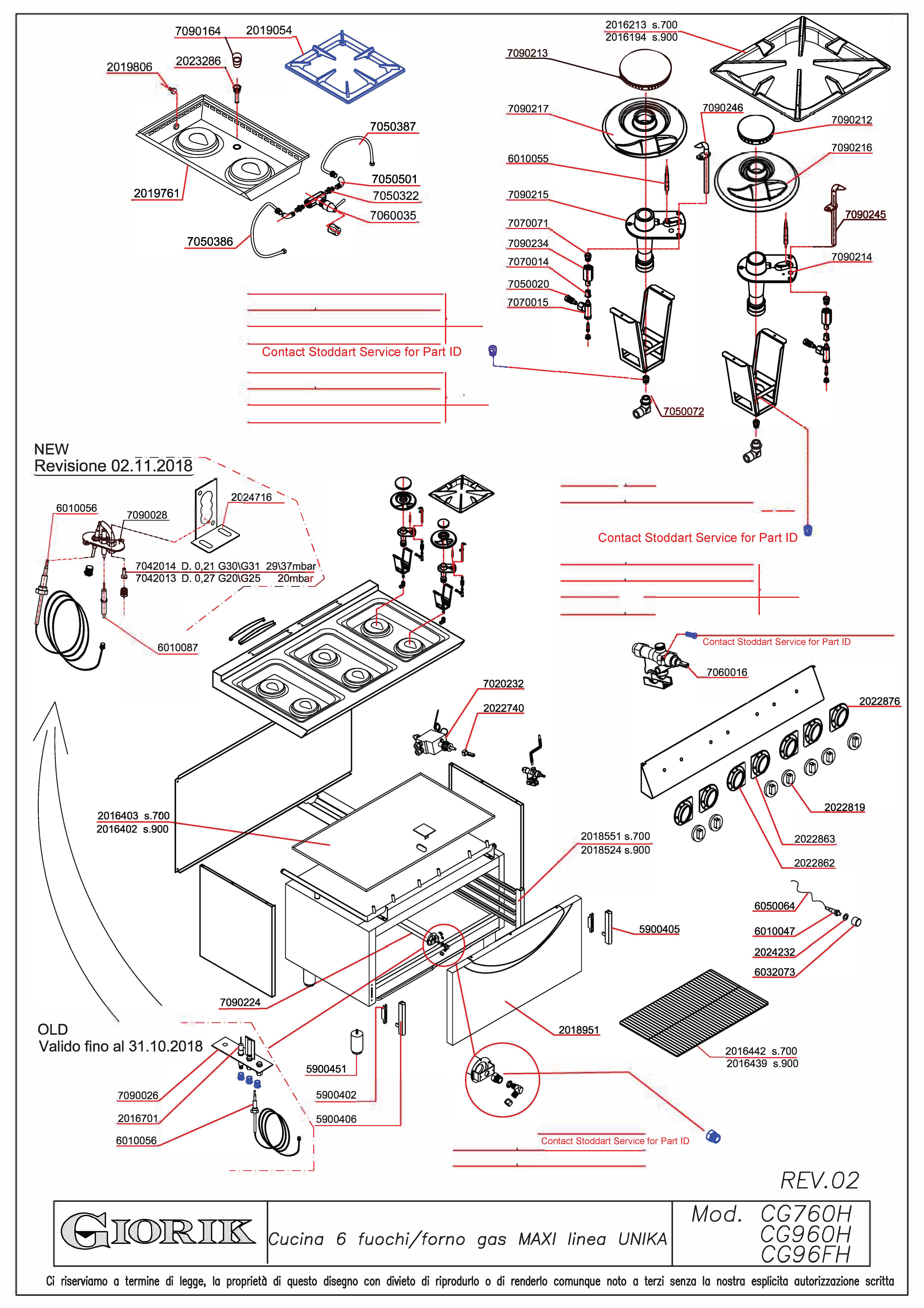 Spare Parts Drawing
