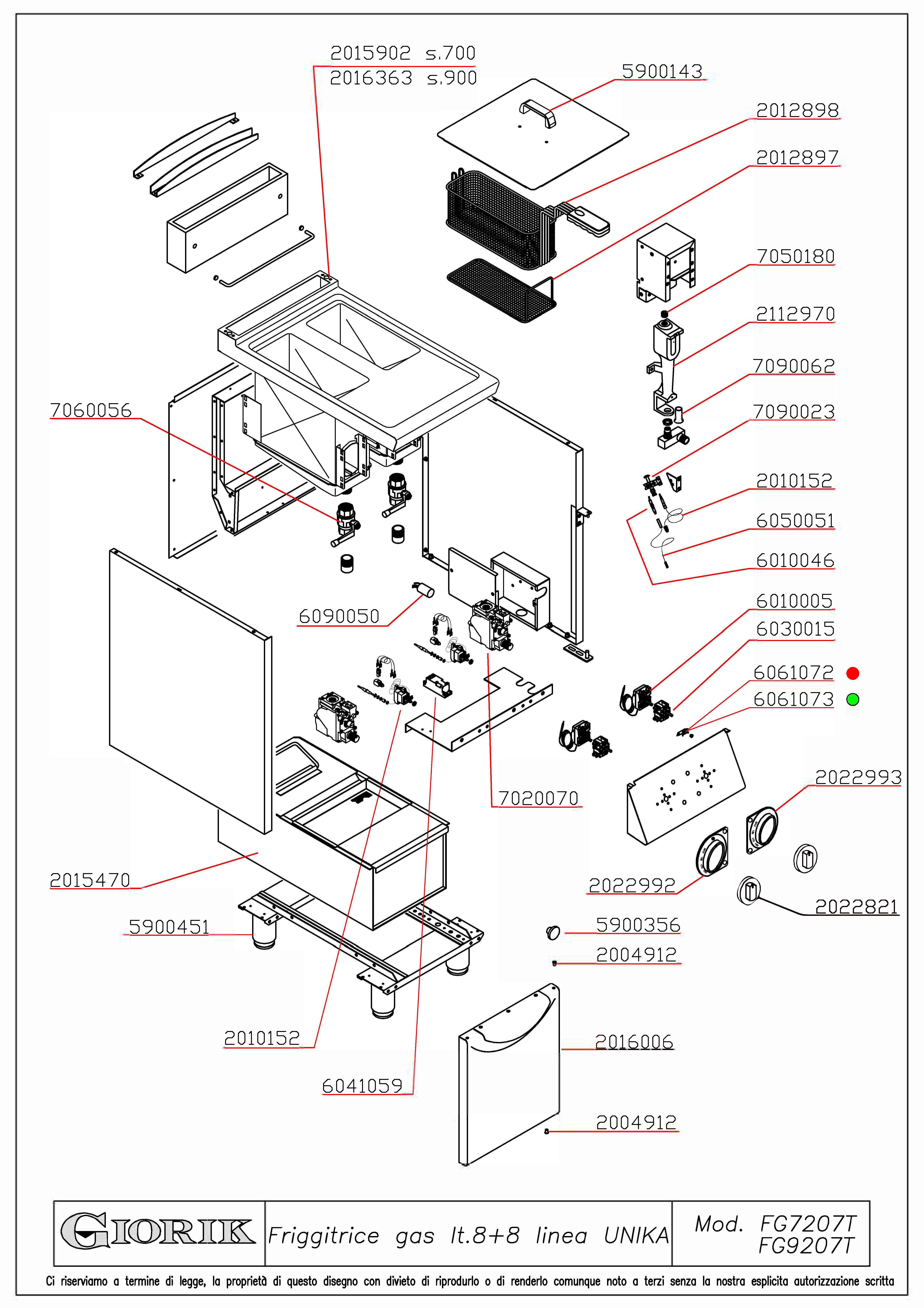 Spare Parts Drawing