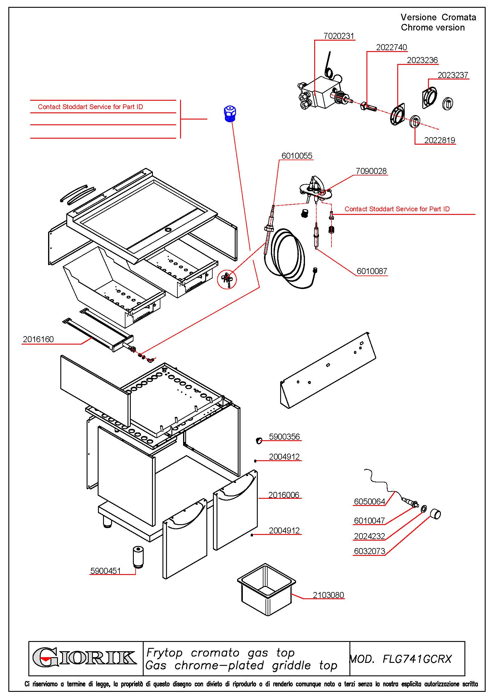 Spare Parts Drawing