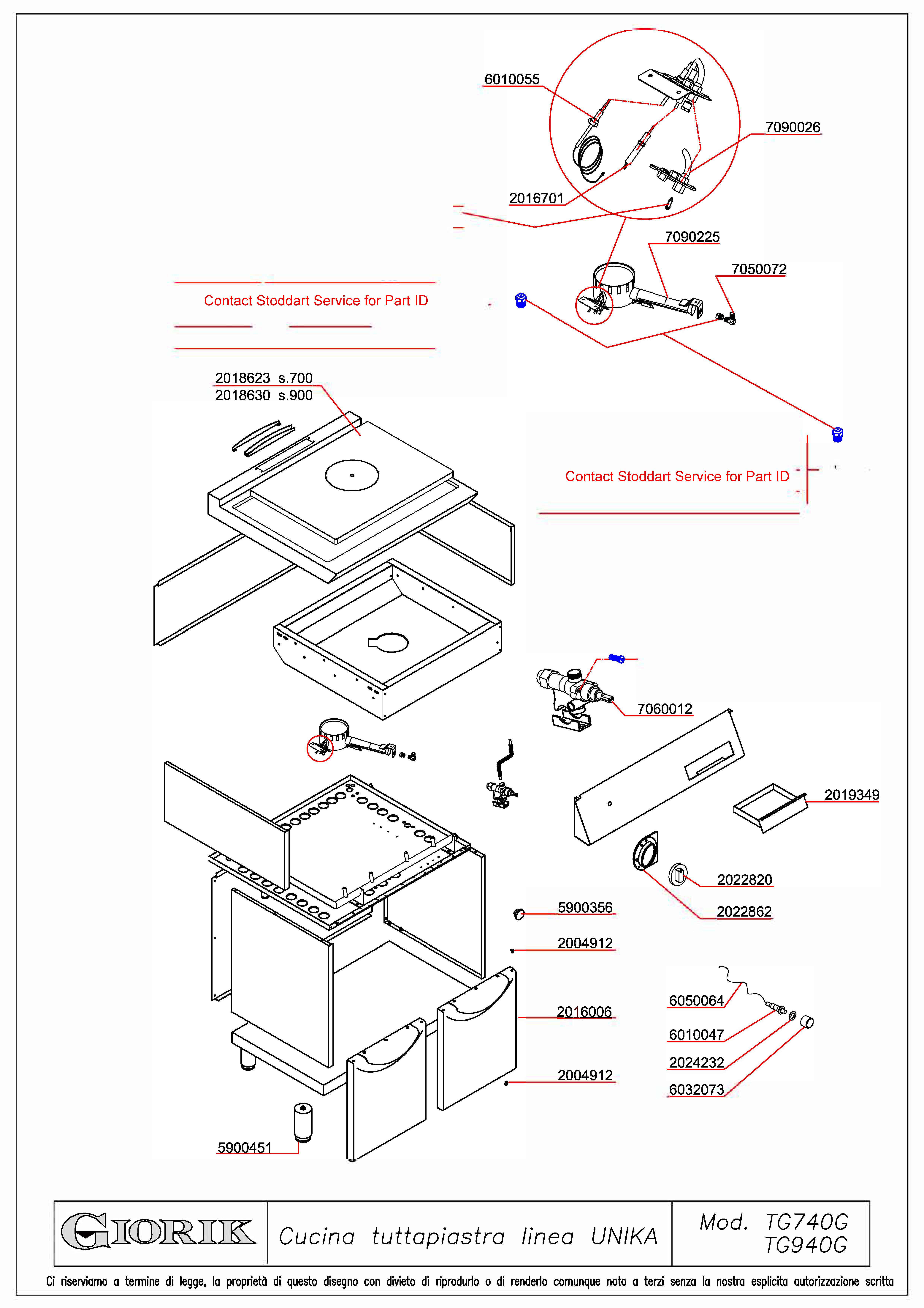 Spare Parts Drawing