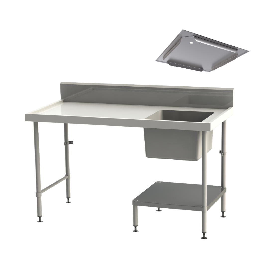 Simply Stainless Undercounter Dishwasher Bench