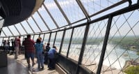 The Skylon Tower revolving dining room overlooking Niagara Falls