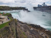 Niagara Falls at dusk
