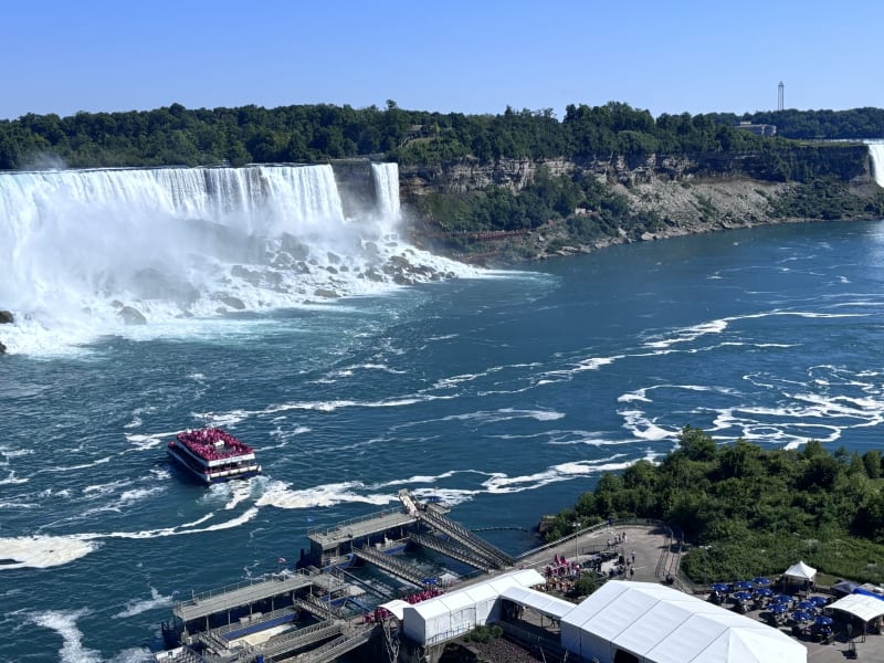 The Horseshoe Falls seen from the Canadian side