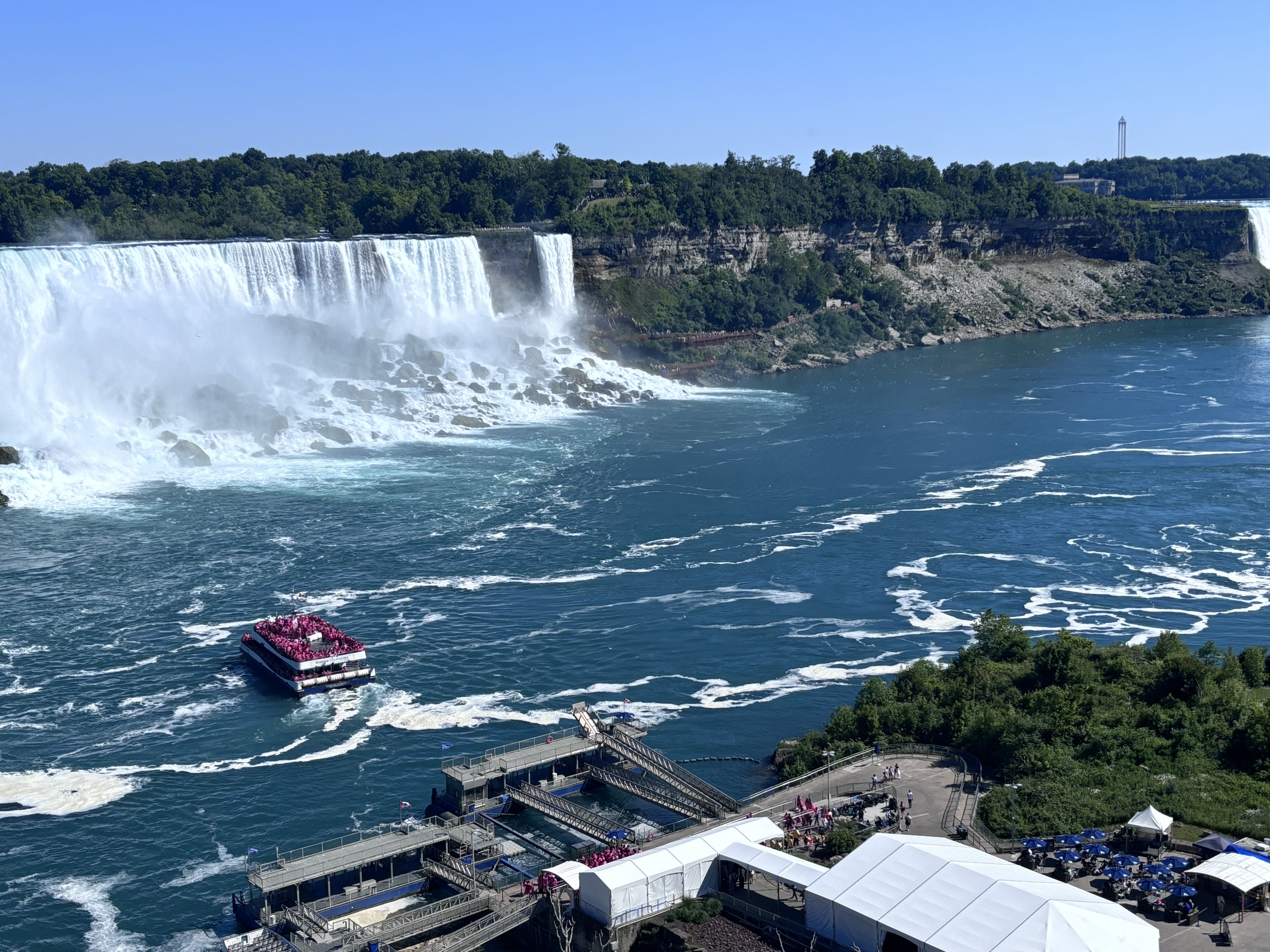 The Horseshoe Falls seen from the Canadian side