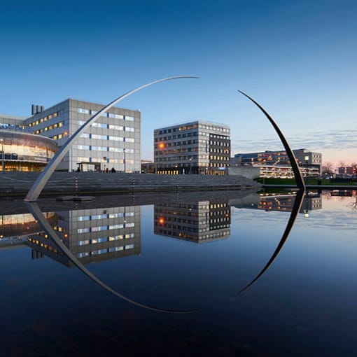 Outside photo of Maastricht University Medical Center+ in the Netherlands.