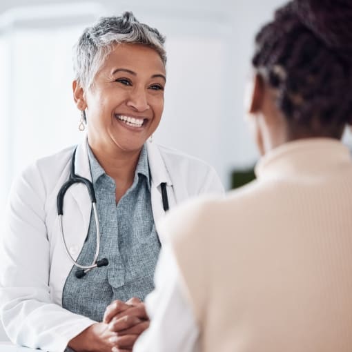 Healthcare working smiling