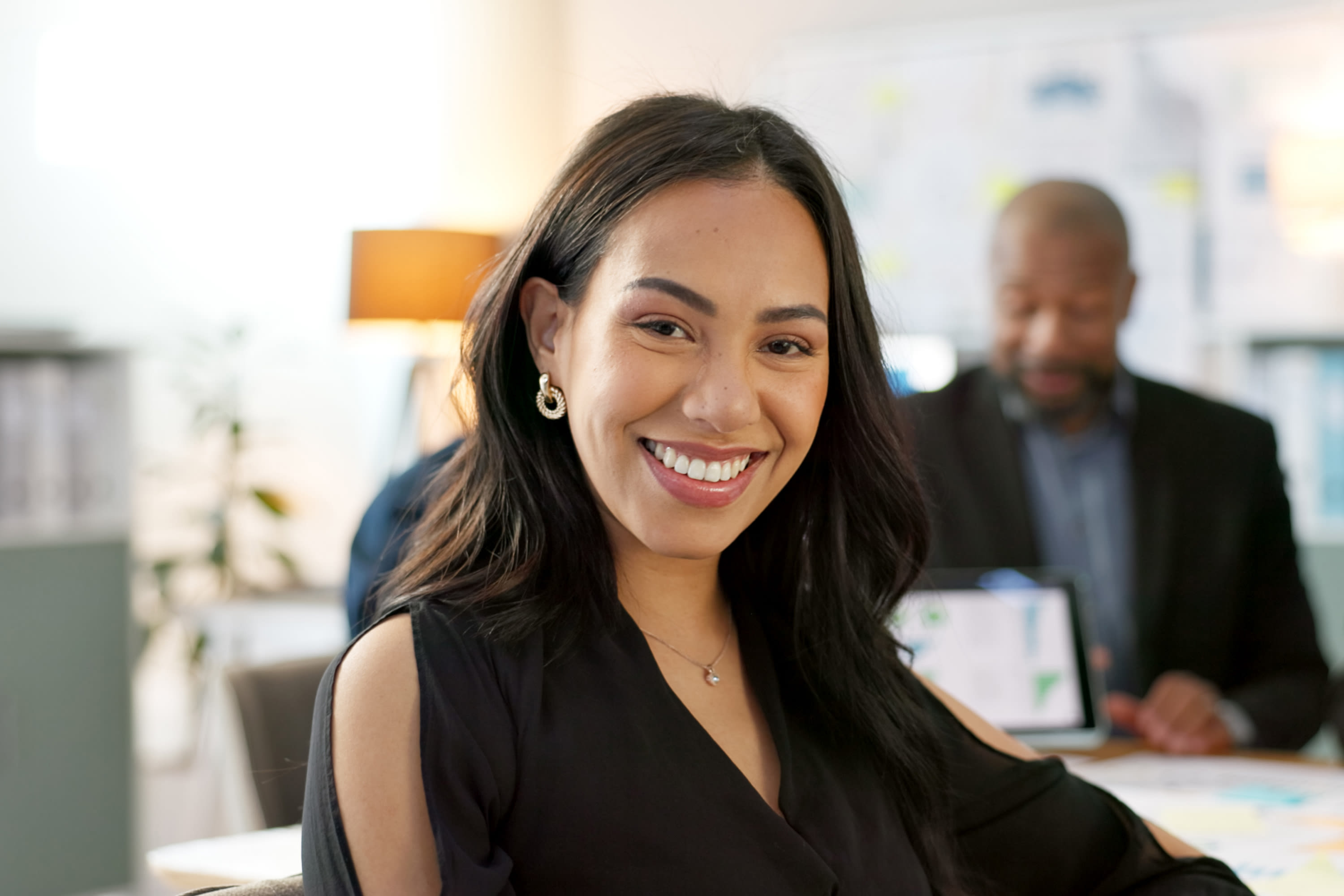 Woman working in an office