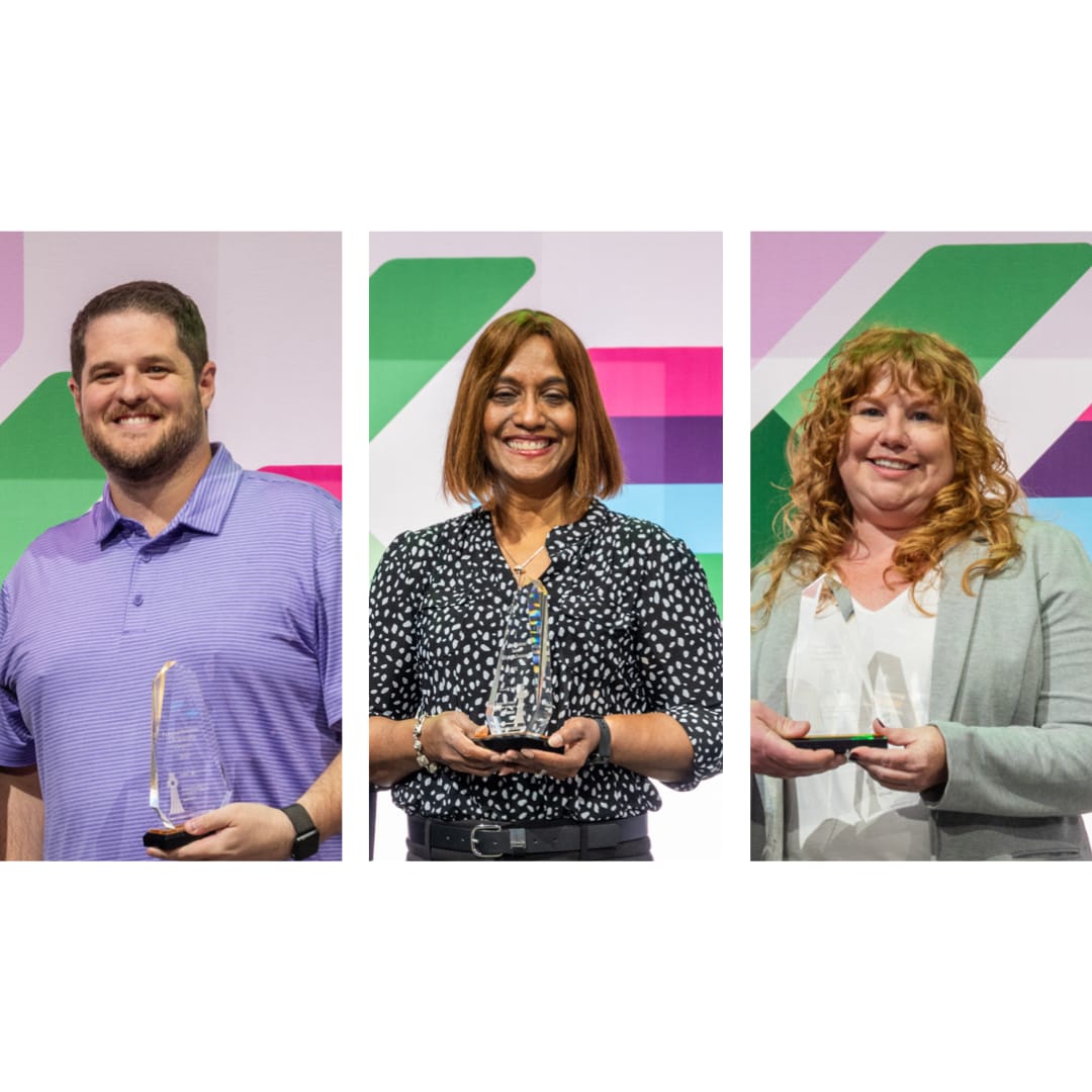 Photo of the 2023 CommunityLive Customer Innovation Award winners