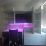 Rack de tv con luces led