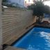 deck de madera para piscina deslizable