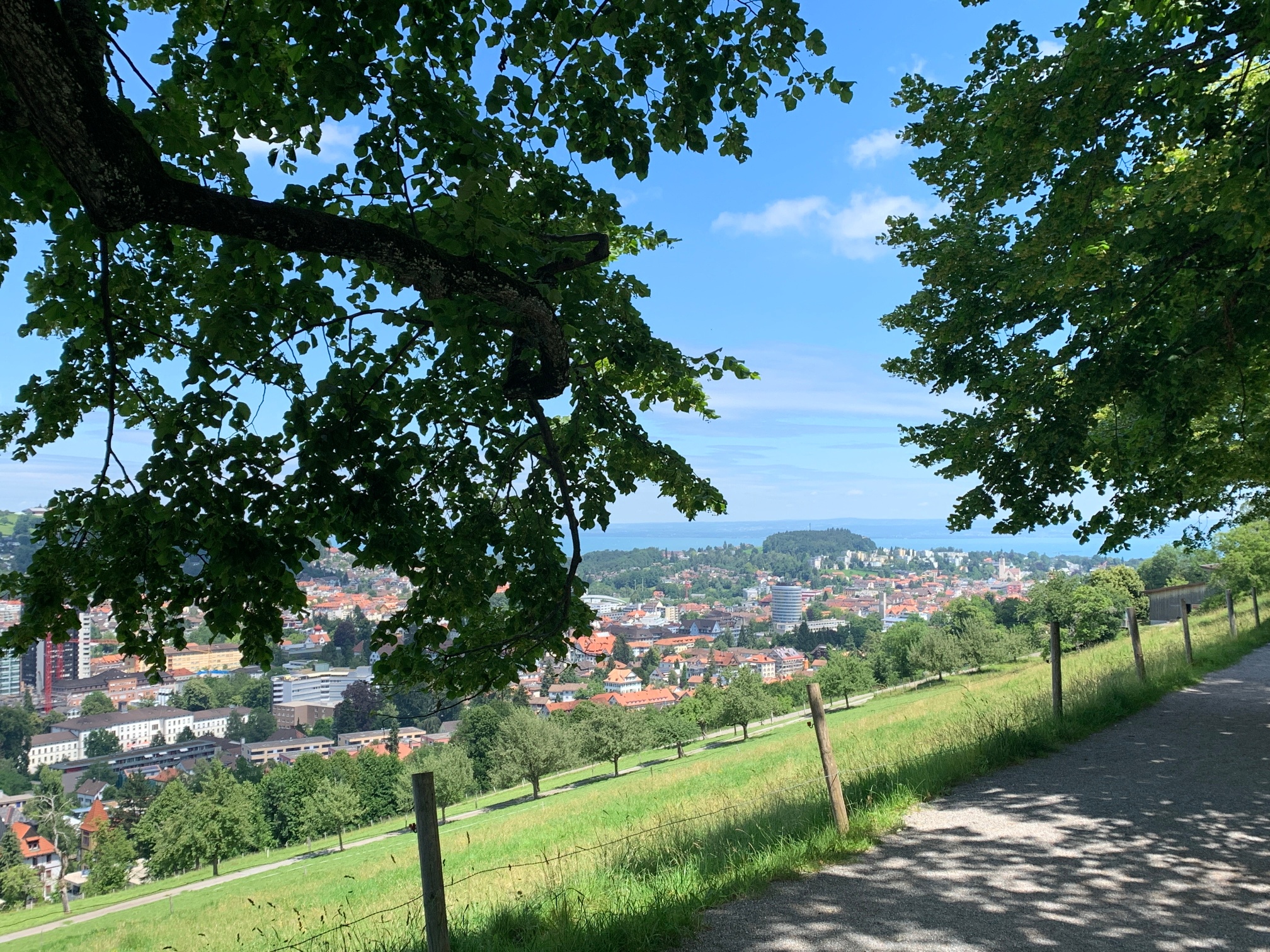 Landschaftlicher Rundweg in St. Gallen